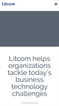 Mobile Screenshot of litcom.ca